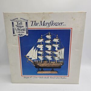 Vintage Heritage Mint Tall Ships Of The World Mayflower Ship 9” 1996 NEW Sealed